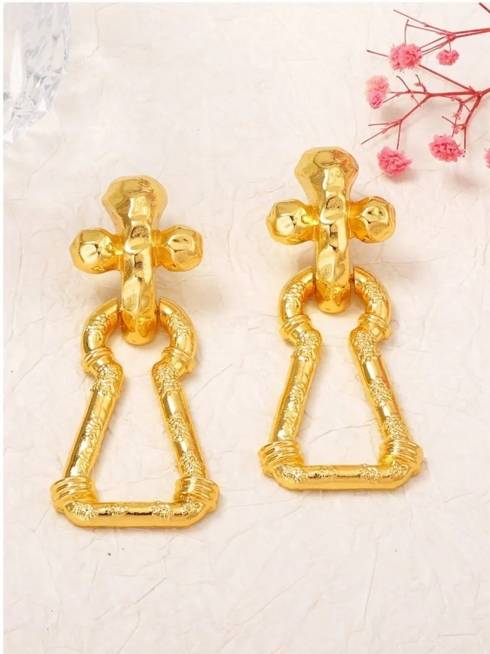 Gold or silver  Women's Luxury Geometric Exaggerated Earrings,
